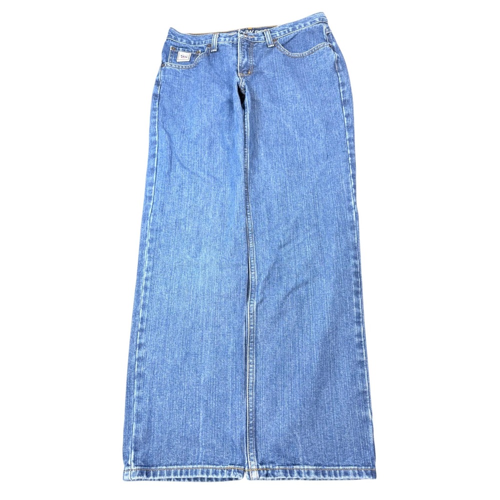 Vintage Cruel Girl Jeans Women 9/10 Blue Low Rise Wide Leg Denim Western Cowgirl